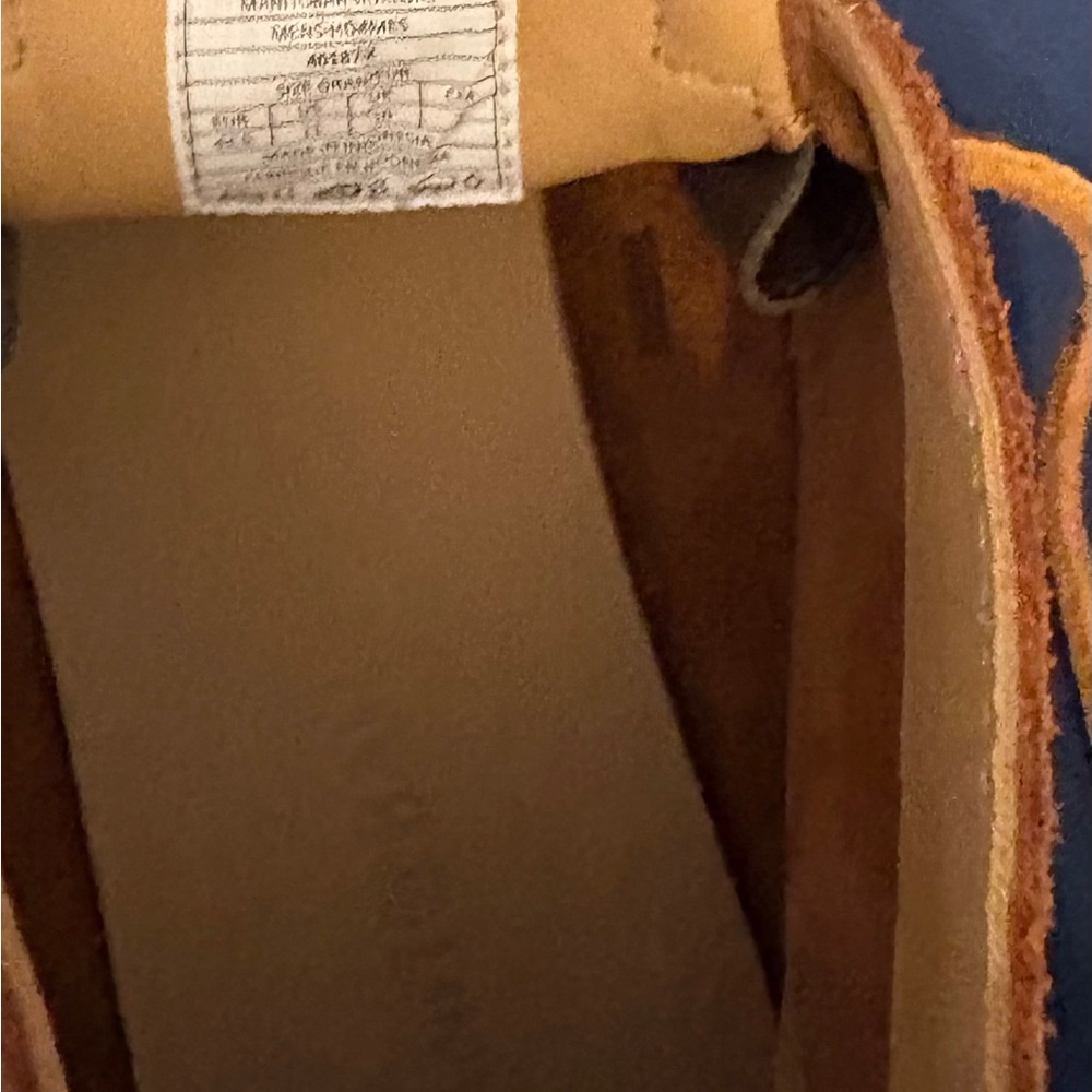Men's Manitoban mukluks Tan Suede Lace-Up Boots - Picture 4 of 4